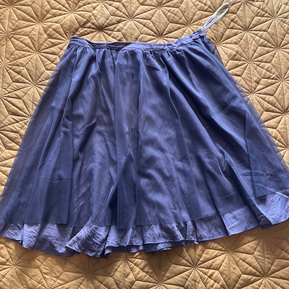 Mesh and satin shirt